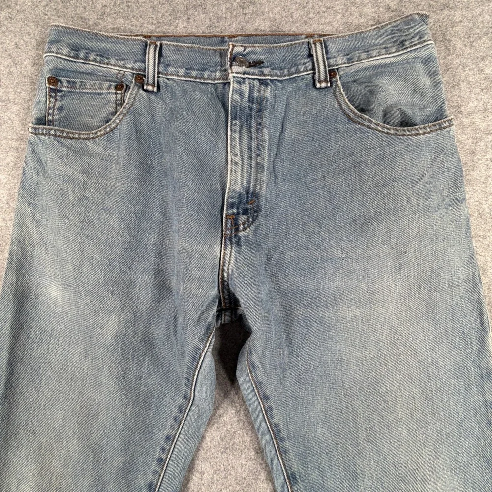 Levis 517 Jeans Mens 34x36 Blue Denim Levis Bootcut Flare Jeans Medium Wash